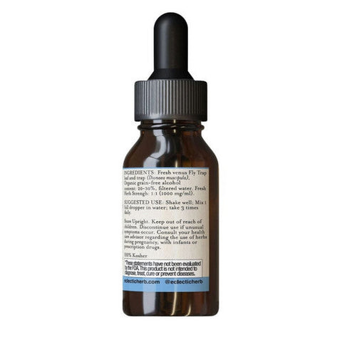 Eclectic Herb, Venus Fly Trap, 1000 mg, 1 Oz with Alcohol Eclectic Herb