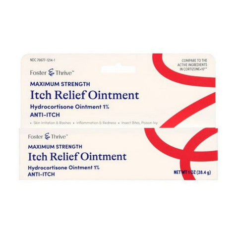 Foster And Thrive, Maximum Strength Itch Relief Ointment, 1 Oz Foster And Thrive