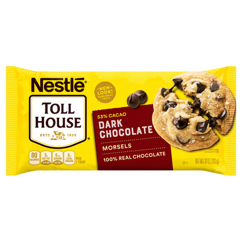 Dark Chocolate Chips For Baking 10 Oz (Case Of 12) by Nestle