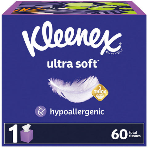 Kleenex Ultra Soft Facial Tissues 60 Count (Case Of 27) by Kleenex