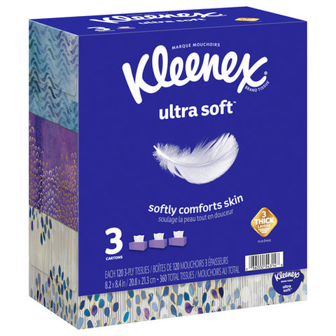 Ultra Soft Facial Tissues 360 Count (Case Of 8) by Kleenex
