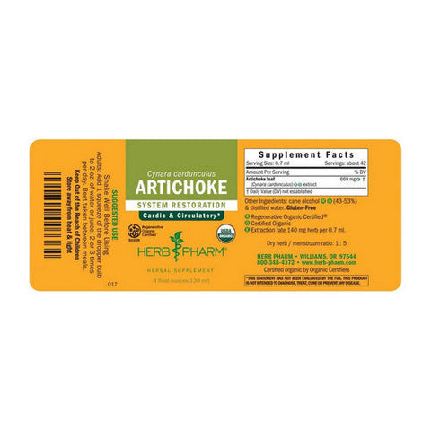 Herb Pharm, Artichoke, 4 Oz Herb Pharm