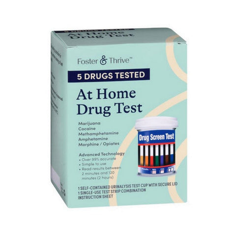 Foster And Thrive, 5 Drugs Tested At Home Drug Test, 1 Count Foster And Thrive