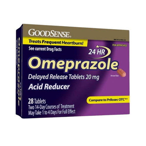 Good Sense, Omeprazole Delayed Release Tablets, 20 Mg, 28 Tabs Good Sense