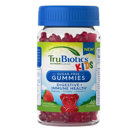 Trubiotics, Kids Digestive + Immune Health Gummies Strawberry, 40 Count Trubiotics