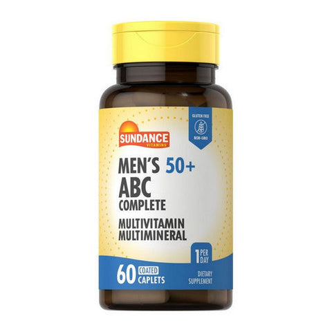 Sundance, Men'S 50+ Abc Complete Multivitamin Multimineral Coated, 60 Caps Sundance