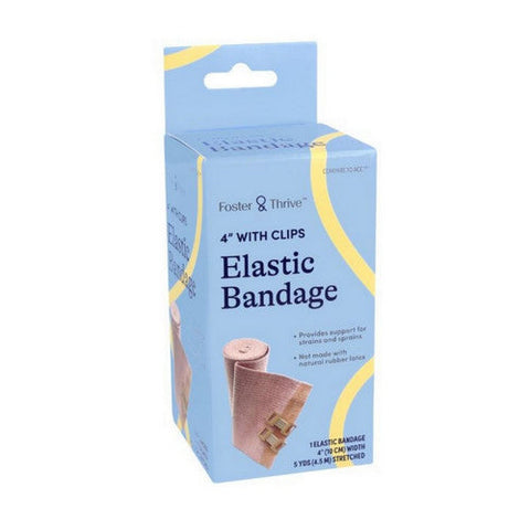 Foster And Thrive, Elastic Bandage  4"  With Clips, 1 Count Foster And Thrive