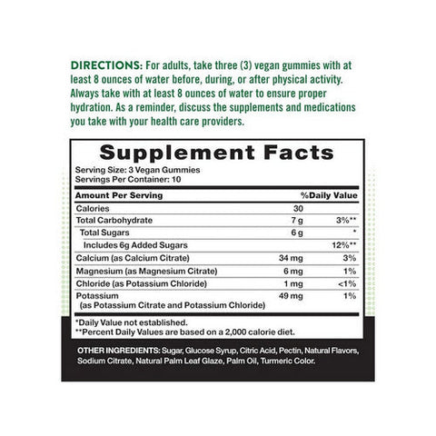 Nature's Truth, Electrolyte Hydration Gummies Natural Lemon, 30 Count Nature's Truth