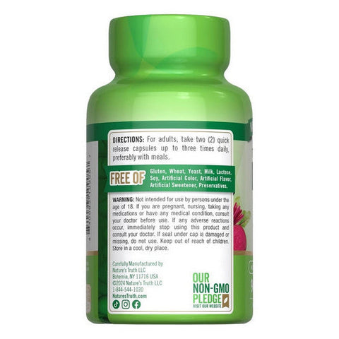 Nature's Truth, Beet Root Quick Release, 1000 Mg, 90 Caps Nature's Truth