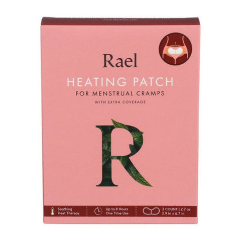 Rael, Heating Patch for Menstrual Cramps With Extra Coverage, 3 Count Rael