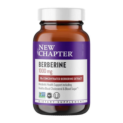 New Chapter, Berberine For Metabolic Health Plus Glucose Support, 1000 Mg, 30 Veg Caps New Chapter