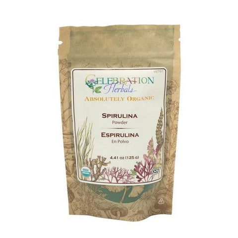 Celebration Herbals, Organic Spirulina Powder, 16 Oz Celebration Herbals