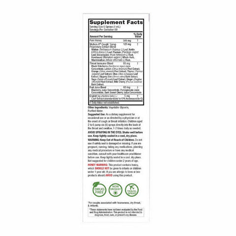 Nature's Answer, Kids Mullein X Throat Spray, 2 Oz Nature's Answer