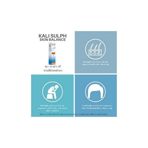 Schuessler Tissue Salts, Kali Sulph 6X Skin Balance, 30 Ml Schuessler Tissue Salts