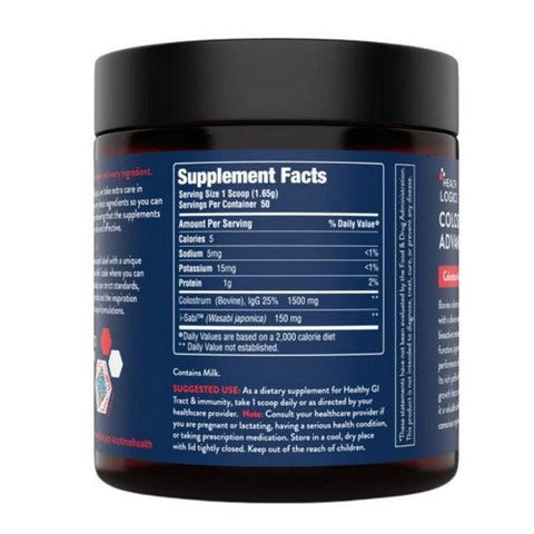 Health Logics, Colostrum Advanced, 2.91 Oz Health Logics
