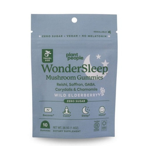 Plant People, Wonder Sleep Mushroom Gummies, 10 Count Plant People