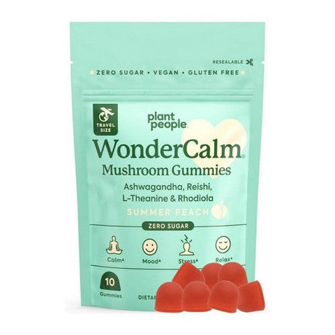 Plant People, Wonder Calm Mushroom Gummies, 10 Count Plant People