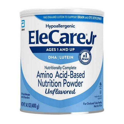 Elecare, DHA And Lutein Amino Acid-Based Nutrition Powder Junior Unflavored, 14.1 Oz Elecare