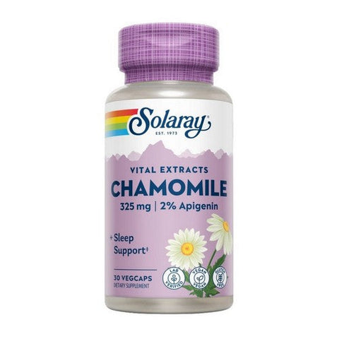 Solaray, Vital Extracts Chamomile, 30 Veg Caps Solaray