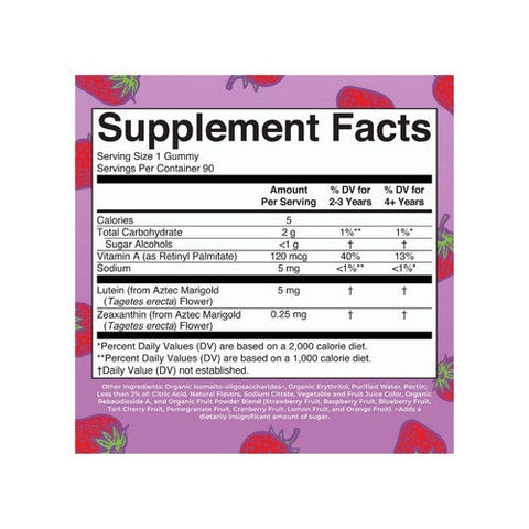 MaryRuth's, Organics Eye Care Gummies, 90 Count MaryRuth's