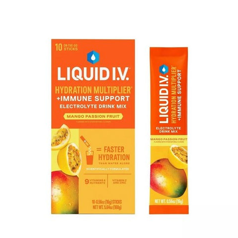 Liquid I.V, Hydration Multiplier Plus Immune Support Powder, 5.64 Oz Liquid I.V