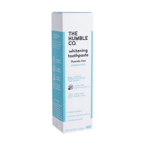 The Humble Co, Whitening Toothpaste Fluoride-Free Peppermint, 5.5 Oz The Humble Co