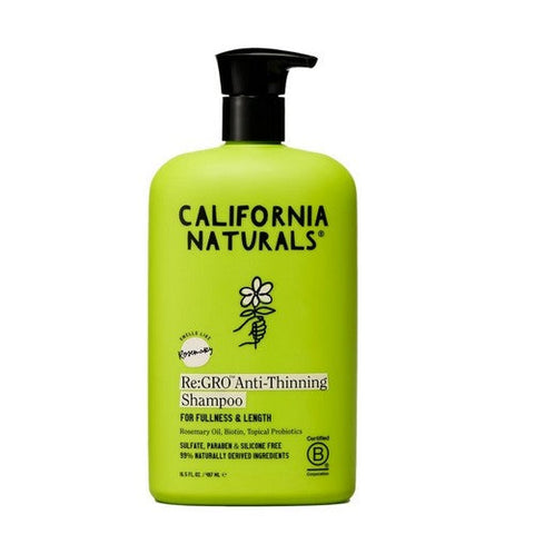 California Natural, Re:GRO Anti Thinning Hair Shampoo, 16.5 Oz California Natural