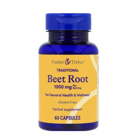 Foster And Thrive, Beet Root, 1000 Mg, 60 Caps Foster And Thrive