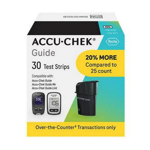 Accu-Chek, Guide Test Strips, 30 Each Accu-Chek