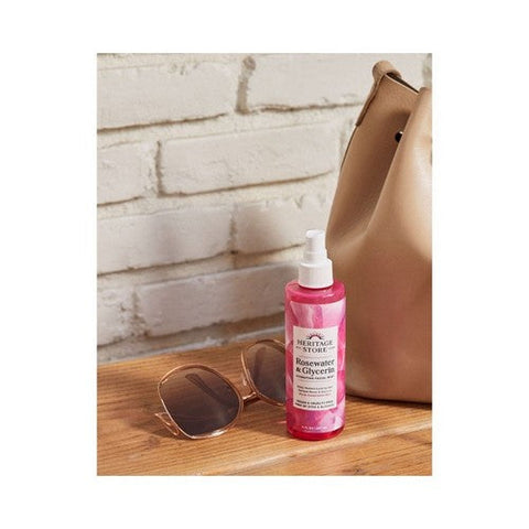 Heritage Store, Rosewater And Glycerin With Atomizer, 8 Oz Heritage Store