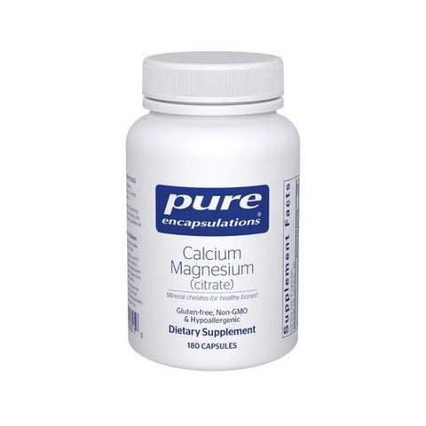 Calcium Magnesium(Citrate) 180 Caps by Pure Encapsulations