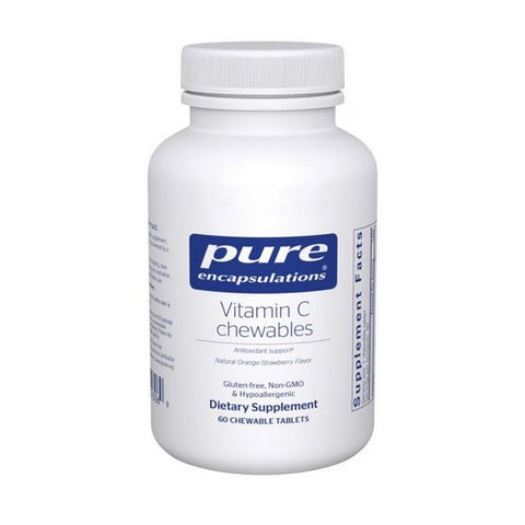 Vitamin C Chewable 60 Caps by Pure Encapsulations