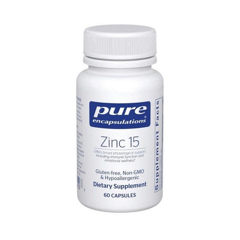 Zinc 15 60 Caps by Pure Encapsulations