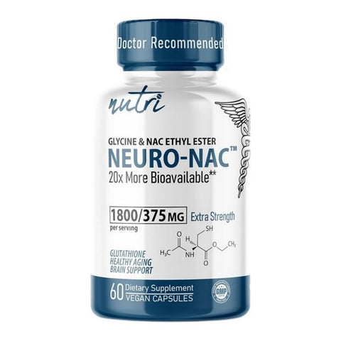 Neuro NAC Extra Strength N Acetyl L Cysteine Ethyl Ester 60 Vegan Capsules by Nature's Fusions