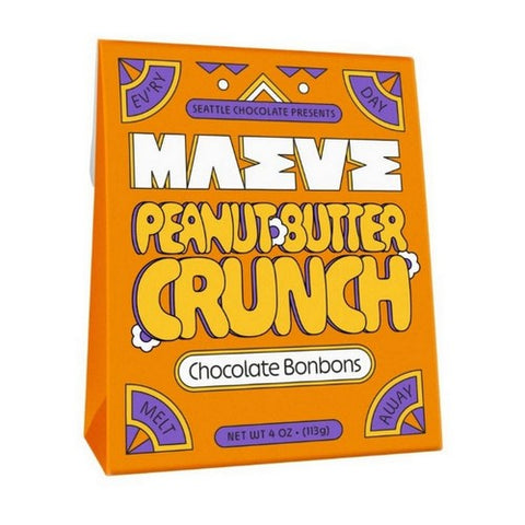 Peanut Butter Crunch Dark Chocolate Bonbons 4 Oz by Maeve Chocolate