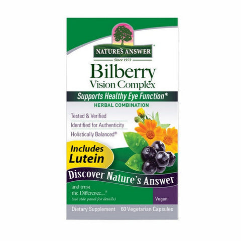 Nature's Answer, Bilberry Vision Complex, 60 Vcaps Nature's Answer