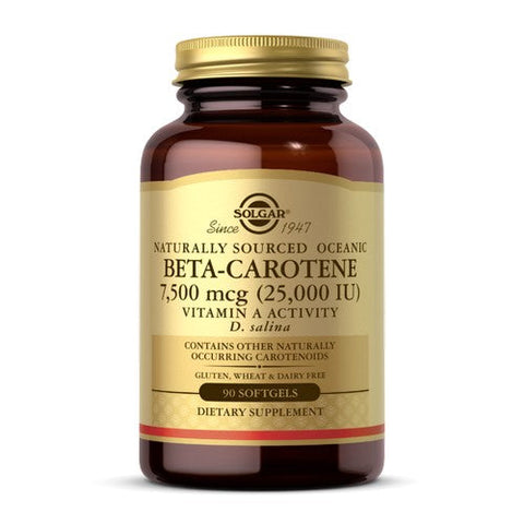 Solgar, Naturally Sourced Oceanic Beta-Carotene, 25,000 IU, 90 Softgels Solgar