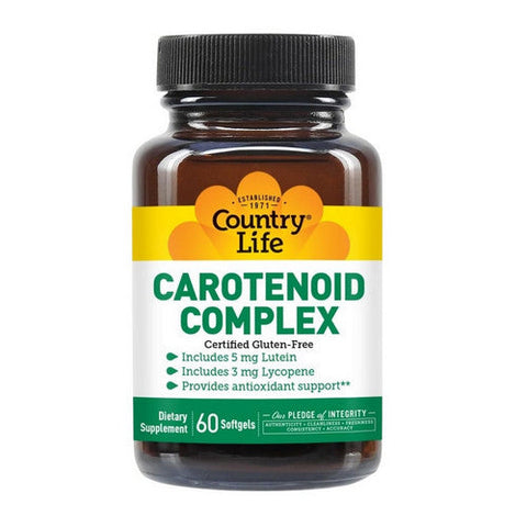 Country Life, Carotenoid Complex, 60 Sftgls Country Life