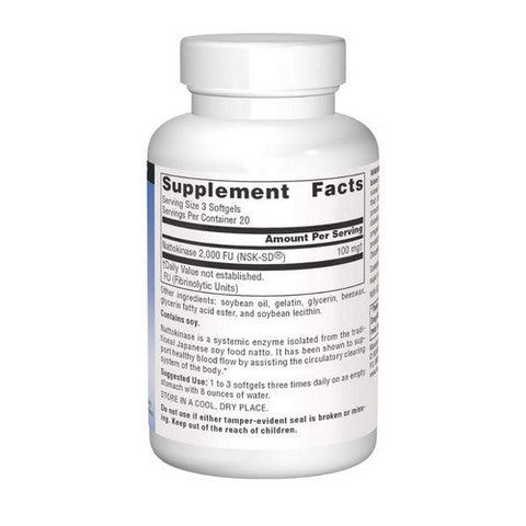 Source Naturals, Nattokinase, 36 mg, 60 Softgels Source Naturals