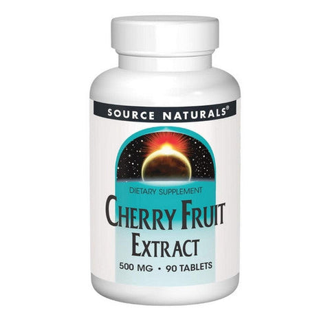 Source Naturals, Cherry Fruit Extract, 500 mg, 90 Tabs Source Naturals