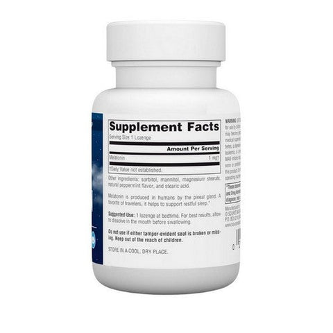 Source Naturals, Melatonin Peppermint, 2.5 mg, Sublingual Peppermint 100 Tabs Source Naturals