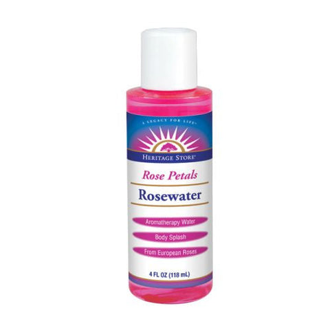 Heritage Store, Rose Petals Rosewater Facial Splash, 4 Oz Heritage Store