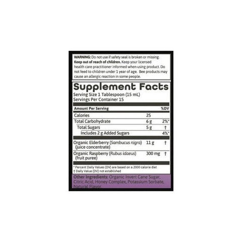 Dynamic Health Laboratories, Black Elderberry And Honey Tonic Concentrate Liquid, 8 Oz Dynamic Health Laboratories