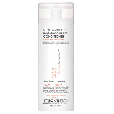 Giovanni Cosmetics, 50:50 Balanced Hydrating Calming Conditioner, 8.5 Oz Giovanni Cosmetics