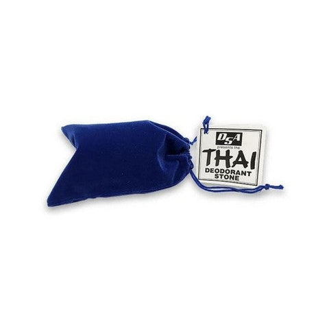 Thai Deodorant Stone, Large Deodorant Stone In Velvet Pouch, 5,5 Oz Thai Deodorant Stone