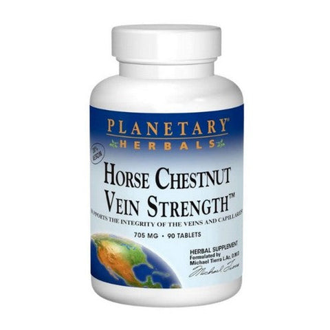 Planetary Herbals, Horse Chestnut, Vein Strength 90 Tabs Planetary Herbals