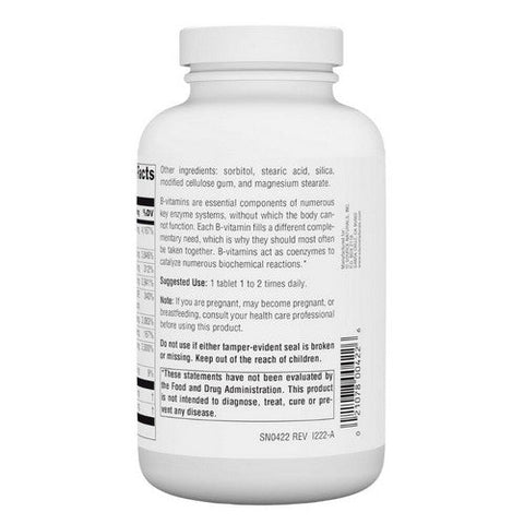 Source Naturals, B-50 Complex, 50 mg, 250 Tabs Source Naturals