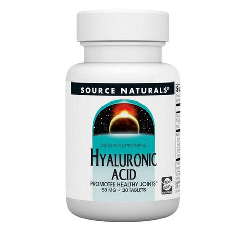 Source Naturals, Hyaluronic Acid, 50 mg, 30 Tabs Source Naturals