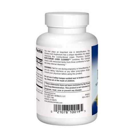 Planetary Herbals, Bupleurum Liver Cleanse, 72 Tabs Planetary Herbals