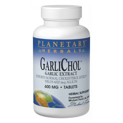 Planetary Herbals, Garlichol, 600 Mg, 50 Tabs Planetary Herbals